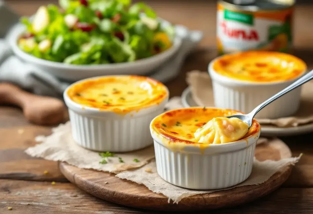 Petits flans au thon très faciles : une entrée ultra fondante prête avec les ingrédients du placard
